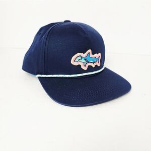 Chubbies The Shark Nylon Cord Hat Navy Blue New